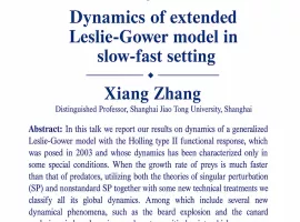 Matematik Bölümü Semineri: Xiang Zhang (Shangai Jiao Tong University)